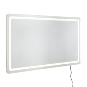 LED Bathroom Mirror, 36" x 72" LED Bathroom Vanity Mirror with Frontlit and Backlit, Anti-Fog Memory Mirror with Lights