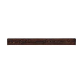 Fireplace Mantel, 60" x 8" x 6", 50 lbs Weight Capacity, Natural Wood Mantel for Over Fireplace, Wall Mounted Floating Farmhouse Shelf