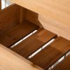 Vertical Wooden Planter Box Raised Bed Natural 4 Tiers