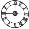 Gold Decorative 18.5-inch Roman Numerals Silent Non-Ticking Wall Clock